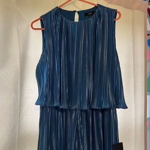 Lulus blue going out romper